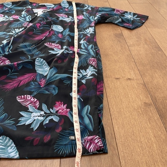 Fig FUNZI DRESS paradisio black Boxy dress V-neck Möbius LT knee length size XS - Picture 13 of 13